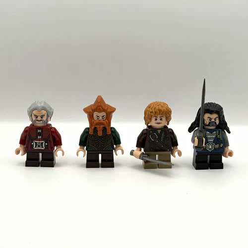 LEGO The Hobbit Minifigure Lot of 4 Fantasy Characters w/ Accessories