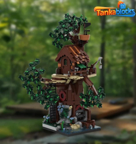 MOC-108062 building block wishing tree building blocks Toys Christmas gift