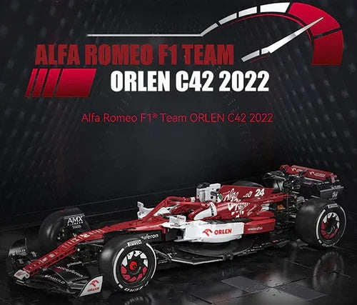 C64005W CaDA Alfa Romeo F1 Team ORLEN C42 education building block sets toy