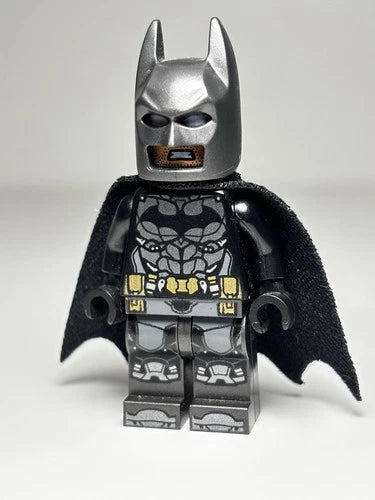 MEOW Batman Arkham Knight Minifigure 76112 Pearl Dark Grey Armor