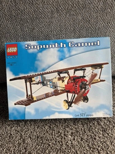 (incomplete) MEOW Sopwith Camel 3451 Creator Expert 2001 Advanced Models Retired