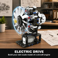 Toy Turbojet Engine Building Kit 558 PCS Motorized STEM Aircraft Model DIY Set