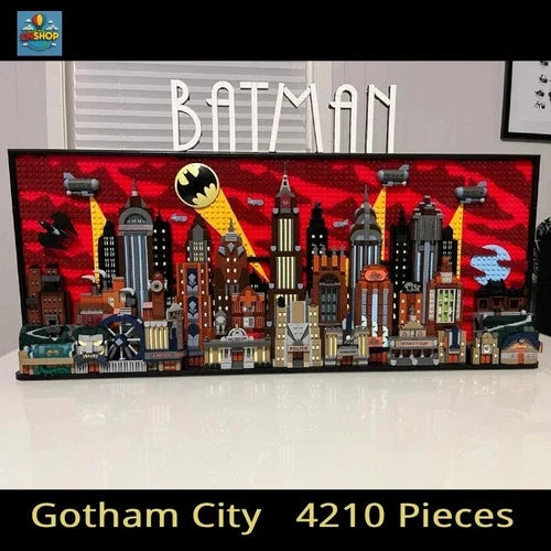 NEW Batman The Animated Series MOC76271 PCS 4210 Gotham City Building Blocks set