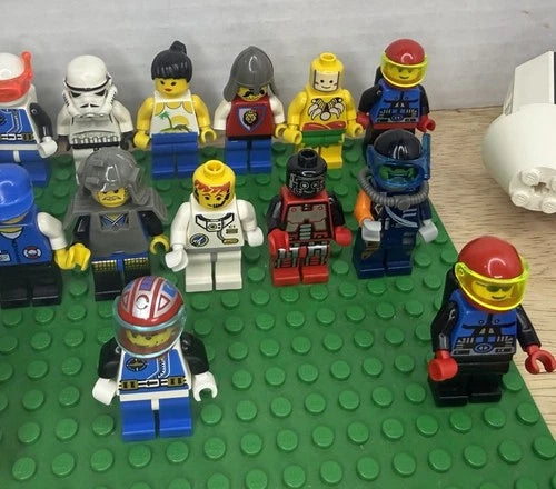 LEGO Bulk Lot of 25 Mini Figures Plus Pieces And Partial Vehicles