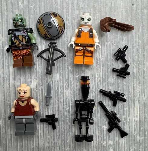LEGO 7930 Star Wars MINIFIGURE LOT/4 Embo Aurra Sing Sugi Assassin Droid