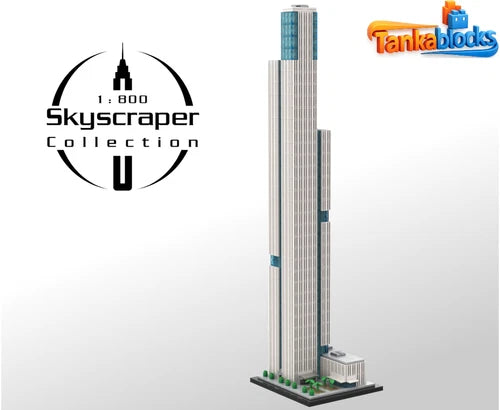 MOC-241968 Tower 1 at Nanjing Financial City Building blocks 3212pcs Toy Gift