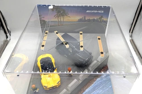 *PRE-OWNED* Mercedes AMG X Lego Speed Champions G63 & SL63 - LED Display 76924