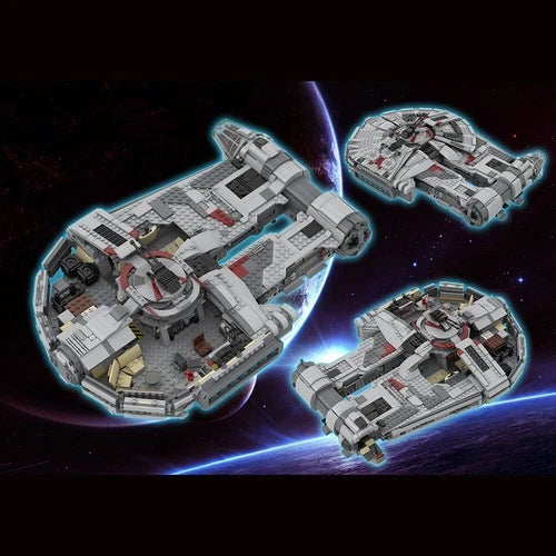 MOC-97338 YT-2400 Freighter Ship Model 1817 Parts Building Blocks Set