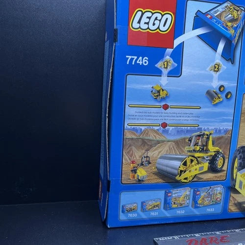 LEGO City 7746 Single-Drum Roller NEW! Construction Truck Compactor Steamroller