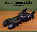 Building Block Set - New 1989 Batmobile 3,306 Pieces