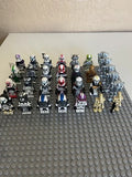 CUSTOM LEGO Star Wars Minifigure Lot (Clone Troopers & Droids)