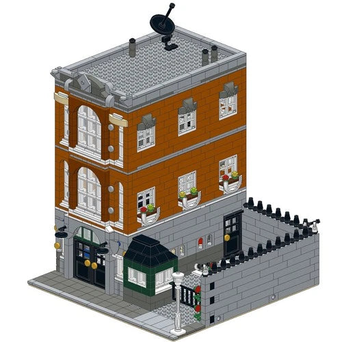 C4217 Modular Building: Consulate Model Architecture 1549 Parts for Christmas