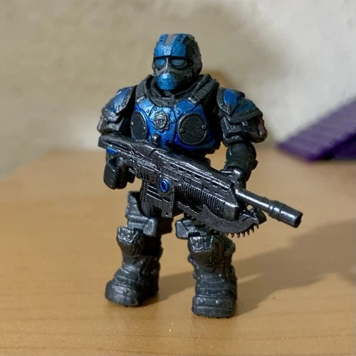 GEARS OF WAR MEGA CONSTRUX RARE NCOG SOLDIER *FREE SHIPPING* DAMIAN CARMINE
