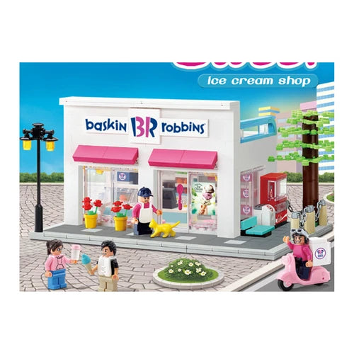 Oxford Baskin Robbins Ice Cream Shop Building Blocks HS33913 Brand New Sealed
