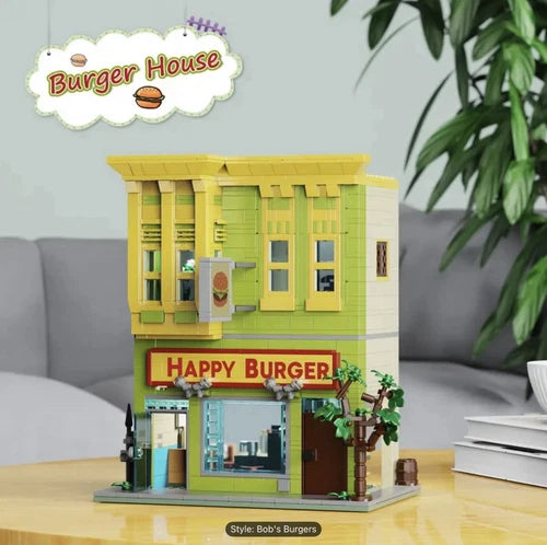 Happy Burgers House Building Set Modeled On Bob’s Burgers