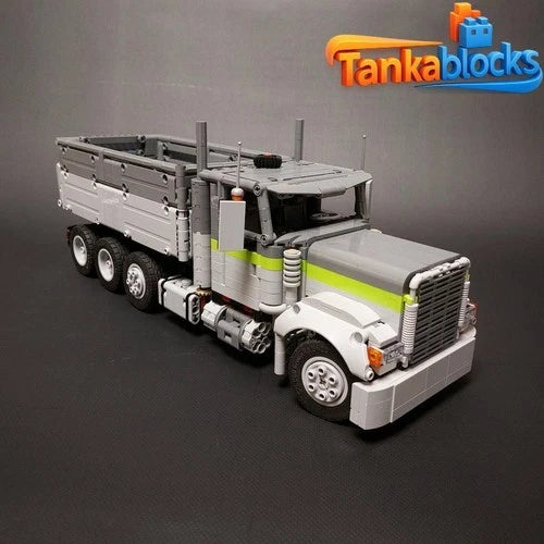 MOC Freightliner Classic Dump Truck Building Blocks Toys Set gift 1747 pcs