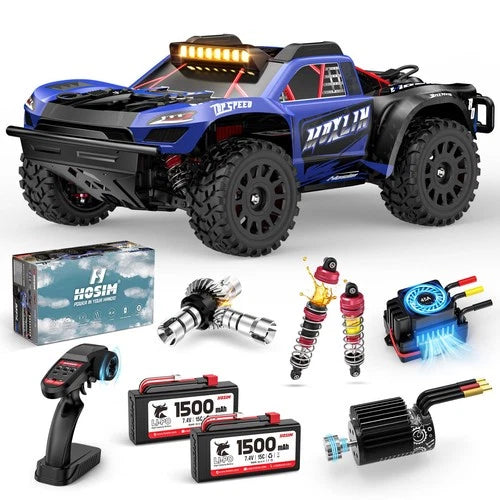 RC Car 1/14 Brushless MOXLIN M14 Fast 60KM/H 4X4 All Terrain Short Course Truck