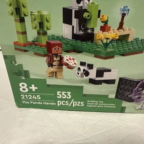 LEGO Minecraft The Panda Haven 21245 Building Set 553 Pieces Age 8+