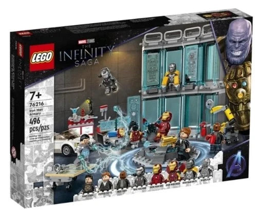 MEOW 76216 IRON MAN ARMORY set whiplash Avengers hall of armor MK85 NEW