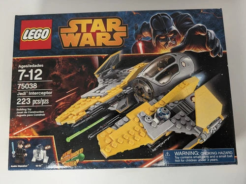 MEOW Star Wars 75038 Jedi Interceptor NEW SEALED Anakin R2-D2 Retired 2014