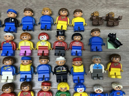 LEGO DUPLO People Animals Figures & Accessory Lot Of 77