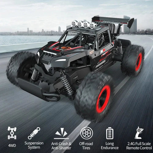 1:14 2.4G 4WD RC Racing Truck Remote Control Dirt Bike High Speed Off-road Car
