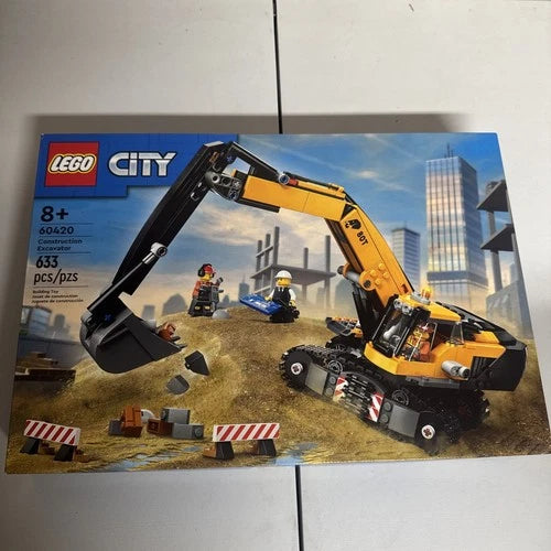 MEOW CITY: Yellow Construction Excavator (60420)