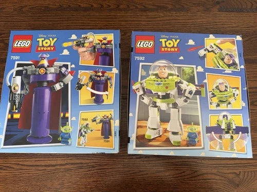 MEOW Toy Story Set Lot 7591 7592 Construct-a-Zurg & Construct-a-Buzz NEW SEALED
