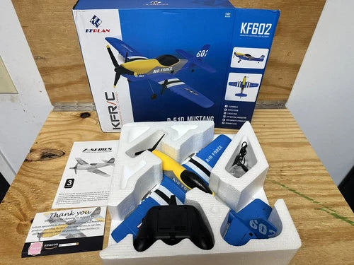 RC Plane P51D, 3 Channel Remote Control Airplane Mustang Fighter KF602