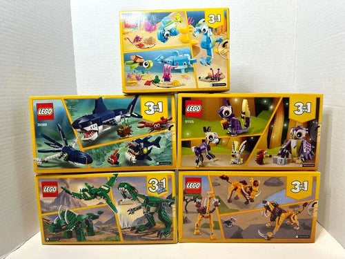 MEOW Creator 3-in-1 Animals Lot 5 31058 31112 31125 31088 31128 New Sealed
