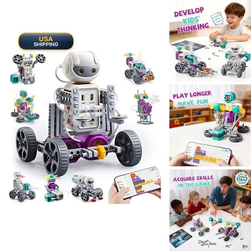MEWOCHEE 24-IN-1 STEM Circuit Science Robotics Kits Toys Kids Ages 8-12 9-12