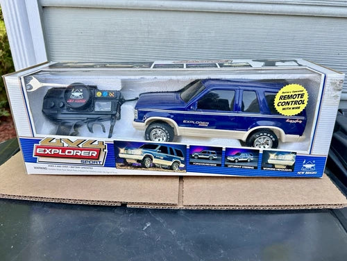 Vintage New Bright Explorer Sport 1:14 4WD Wired RC Ford Truck Headlights 254-2