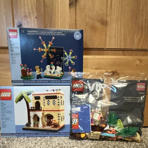 \*BRAND NEW\* Lot of 3 Sealed Limited Edition Lego Sets 40590 40689 40607