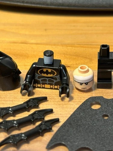 New Lego Batman Black Suit Black Mask bat002 7781 7783 7785 10/10 Condition