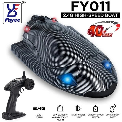 FAYEE FY011 RC Boat 2.4G 40KM/h High Speed Turbojet Speedboat Remote Contro Boat