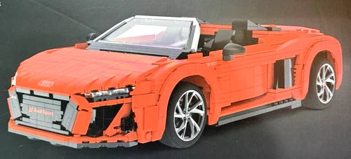 RASTAR Audi R8 Spyder Building Blocks Model Car 1:14 Scale New In Box