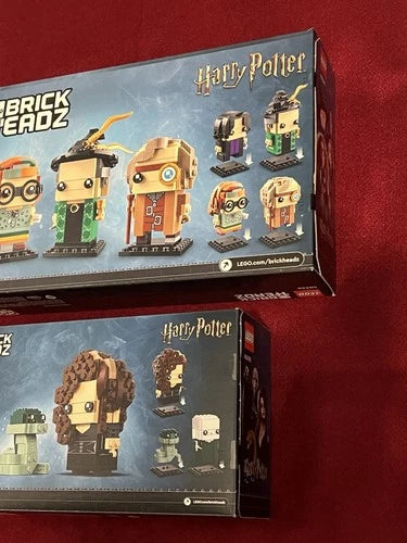 LEGO Harry Potter Brickheadz Lot - 40560, 40496 - New & Sealed