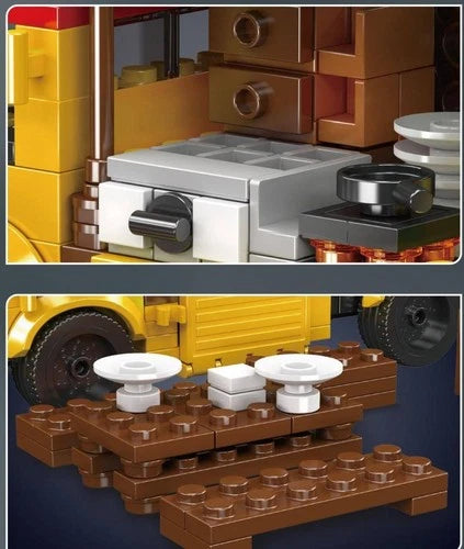 Mould King 24064 Mobile Ramen Wagon Building Blocks Set 326 Pcs New
