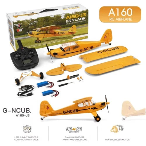Hot Sale RC Plane RTF 2.4G Remote Control Airplane Wltoys A160 Ready To Fly