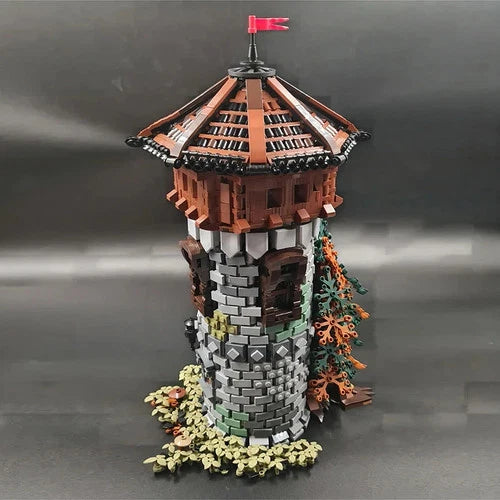 MOC Medieval Castle Tower Modular Building Blocks for Collection 2449pcs Set