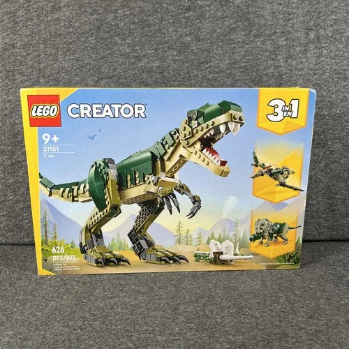 LEGO Creator 3 in 1 Dinosaur Bundle 31058 Mighty Dinosaurs 31151 T. Rex NIB