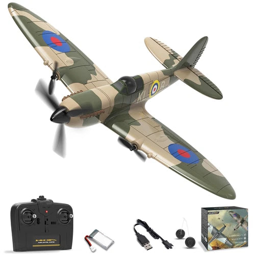 Spitfire RC Plane 2.4G 3CH Gyro Stabilizer Fixed Wing Airplane RTF Fighter EPP