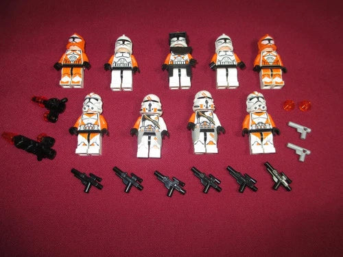 LEGO Star Wars Minifigure LOT Commander Cody,212th Battalion Clones,Paratroopers