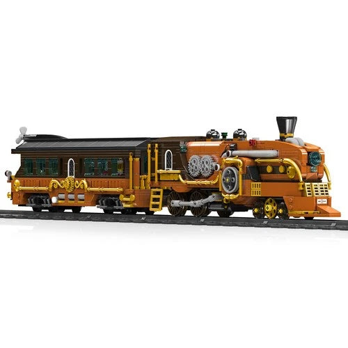 Mould King 12046 Steampunk Train Remote Control Building Block Electric Toy