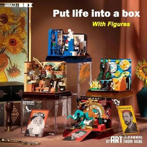 New AREA-X Inspiration Art Box Building Blocks Set Bricks Toy birthday Xmas Gift