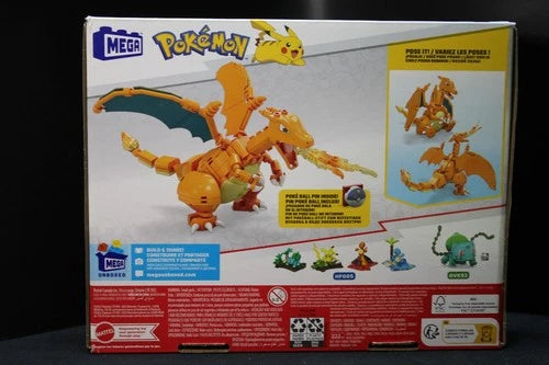 NEW MEGA Charizard & Emolga and Bulbasaur Pokemon 222 Piece Building Blocks Set