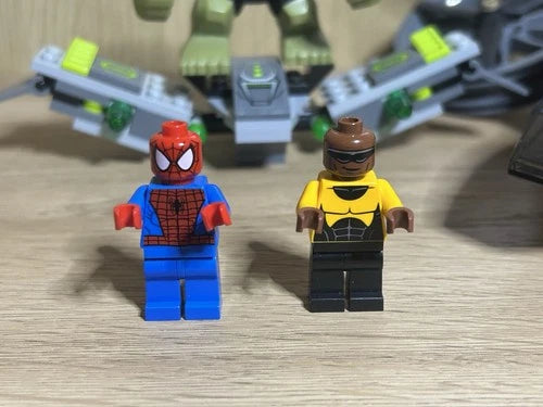 MEOW Marvel Super Heroes 76016 Spider-Helicopter Rescue Complete No Box or MJ