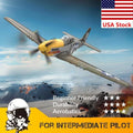 VOLANTEX P51D Mustang 2.4G 4CH RC Plane Aerobatics RTF Brushless Motor 500mm Toy