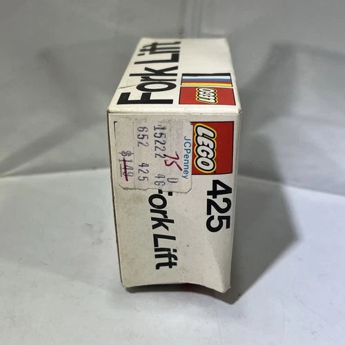 Lego Vintage Classic 1976 Lego Fork Lift #425 New Sealed NIB 17 Pcs