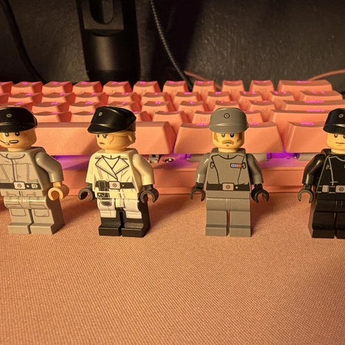 LEGO Star Wars Imperial lot of 6 ISB agents, officers and shuttle pilot